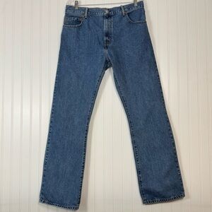 Levi's 512 Jeans Men's 34‎ x 32 Blue Bootcut Zippered Closure Western Rodeo
